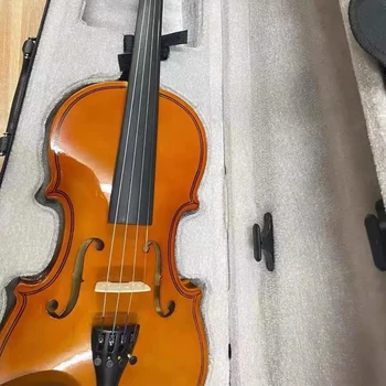 Висококачествена италианска цигулка ръчен труд за начинаещи професионални цигулки от масивна дървесина в пълен размер професионален цигулка 4/4