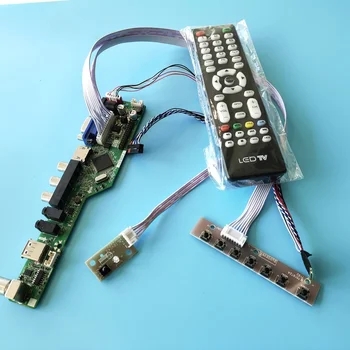 Комплект за LP140WH8-TLA1/LP140WH8-TLC1 Заплащане на контролера на панела 1366x768 40pin USB Екран TV HDMI LCD дистанционно AV Аудио VGA Дисплей LED